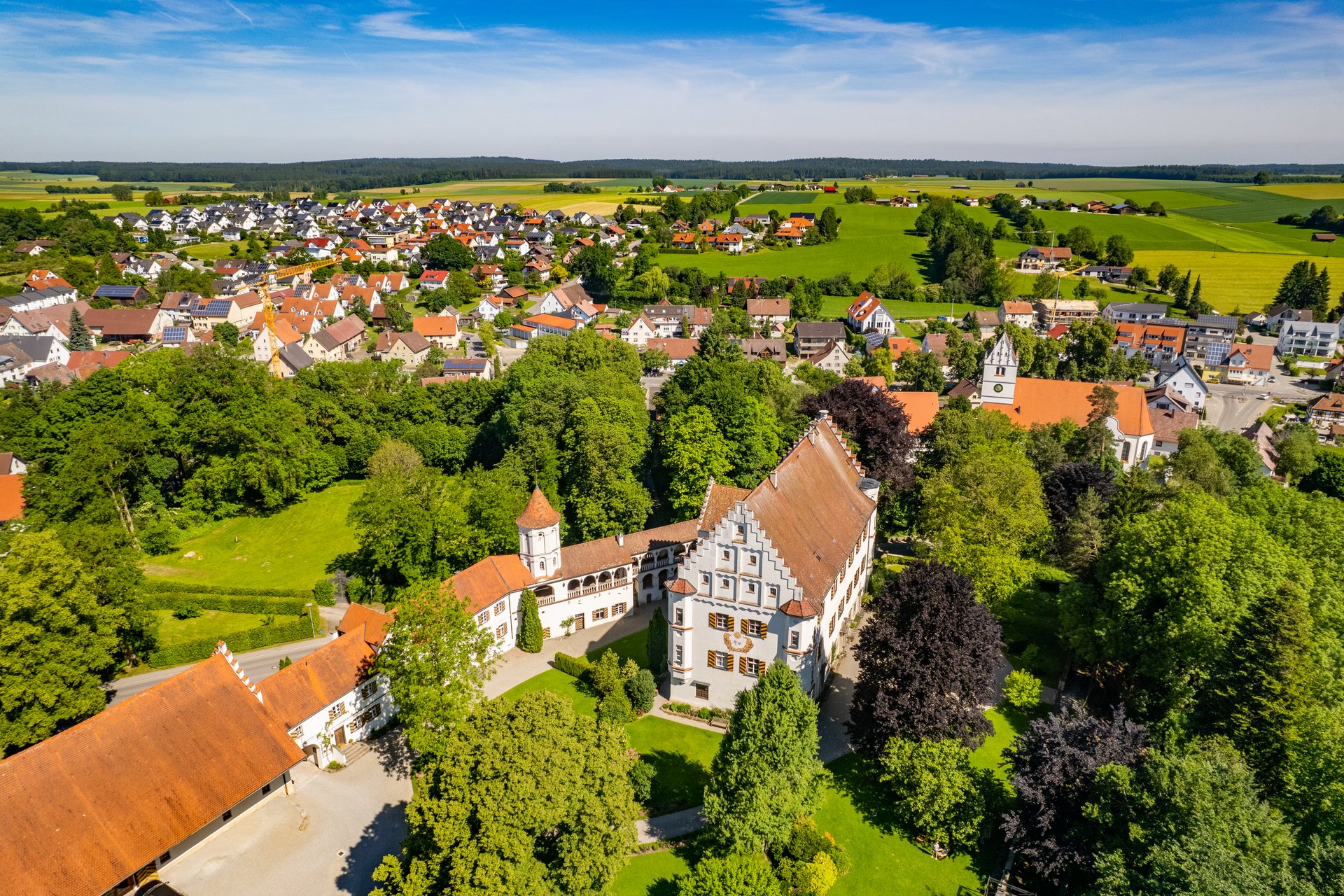 Luftbild von Mittelbiberach 